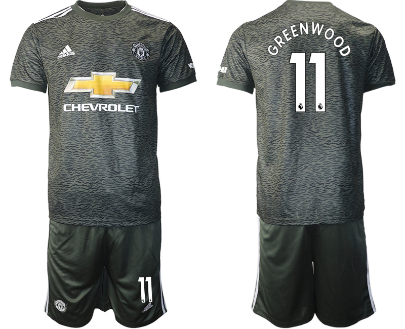 Men 2020-2021 club Manchester United away #11 black Soccer Jerseys->manchester united jersey->Soccer Club Jersey